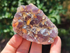 Natural Rare Amethyst Asylum Quartz Clusters x 12 From Luena, Congo