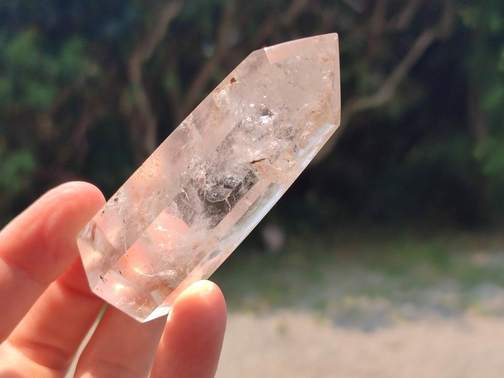 Polished Mixed Quartz Crystal Points x 13 From Madagascar