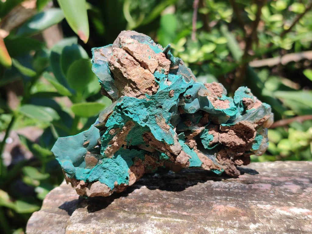 Natural Rare Bladed Barite with Malachite Specimens x 6 From Shinkolobwe Mine, Congo