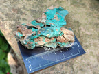 Natural Rare Bladed Barite with Malachite Specimens x 6 From Shinkolobwe Mine, Congo