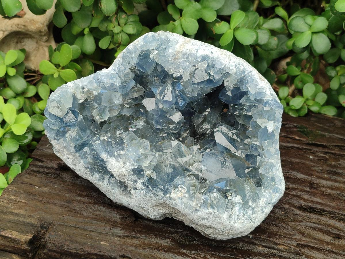 Natural Large Blue Celestite Geode Specimen x 1 From Sakoany, Madagascar
