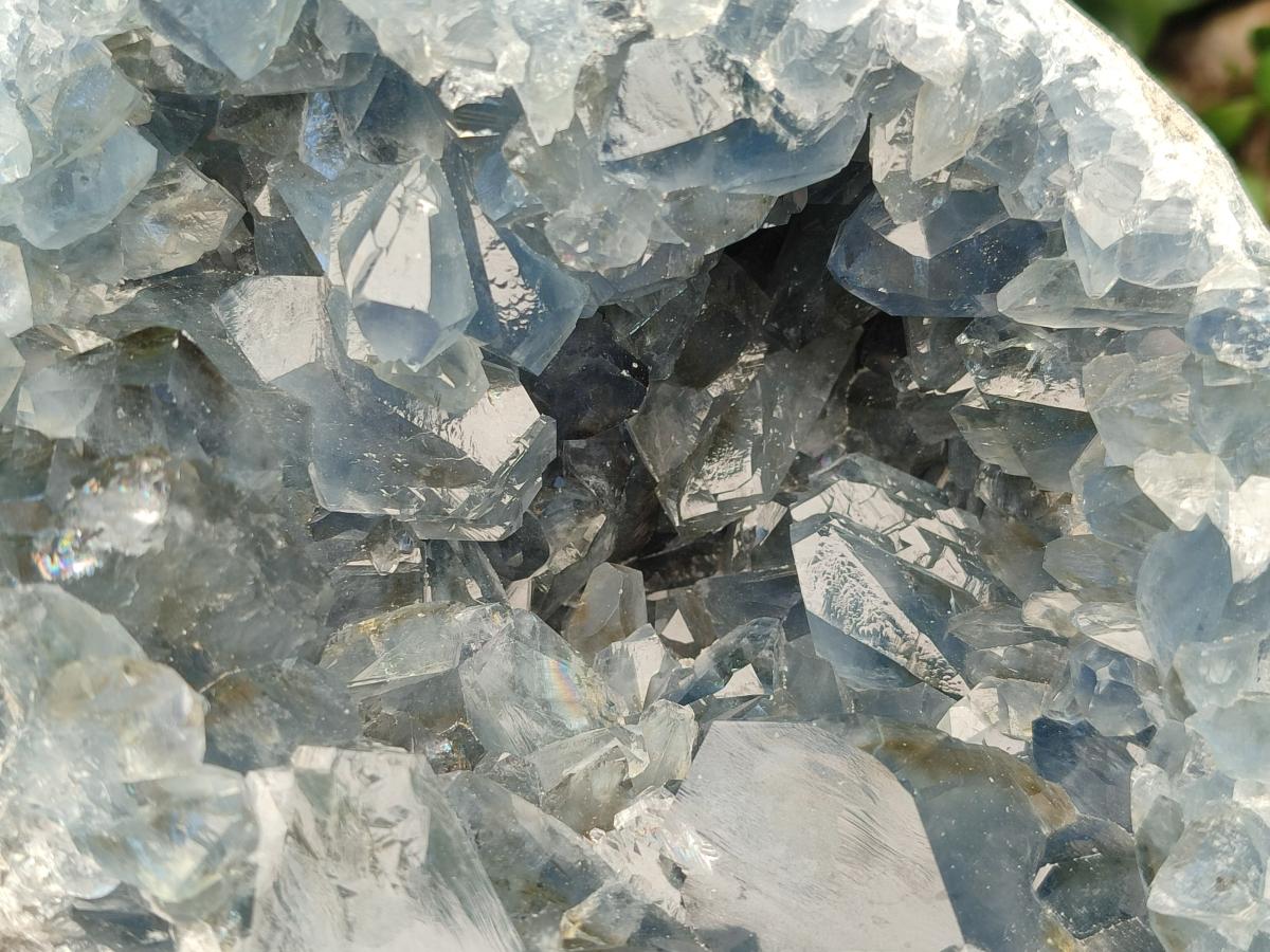 Natural Large Blue Celestite Geode Specimen x 1 From Sakoany, Madagascar