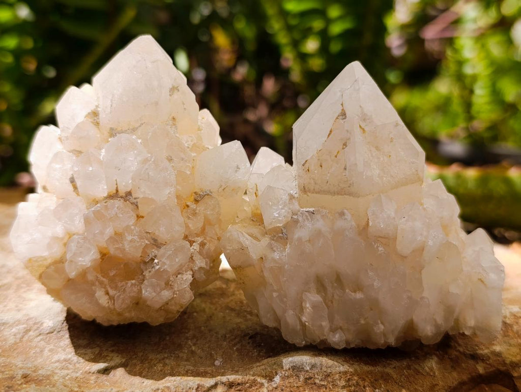 Natural "Love Star" Cascading Candle Quartz Crystals x 24 From Antsirabe, Madagascar