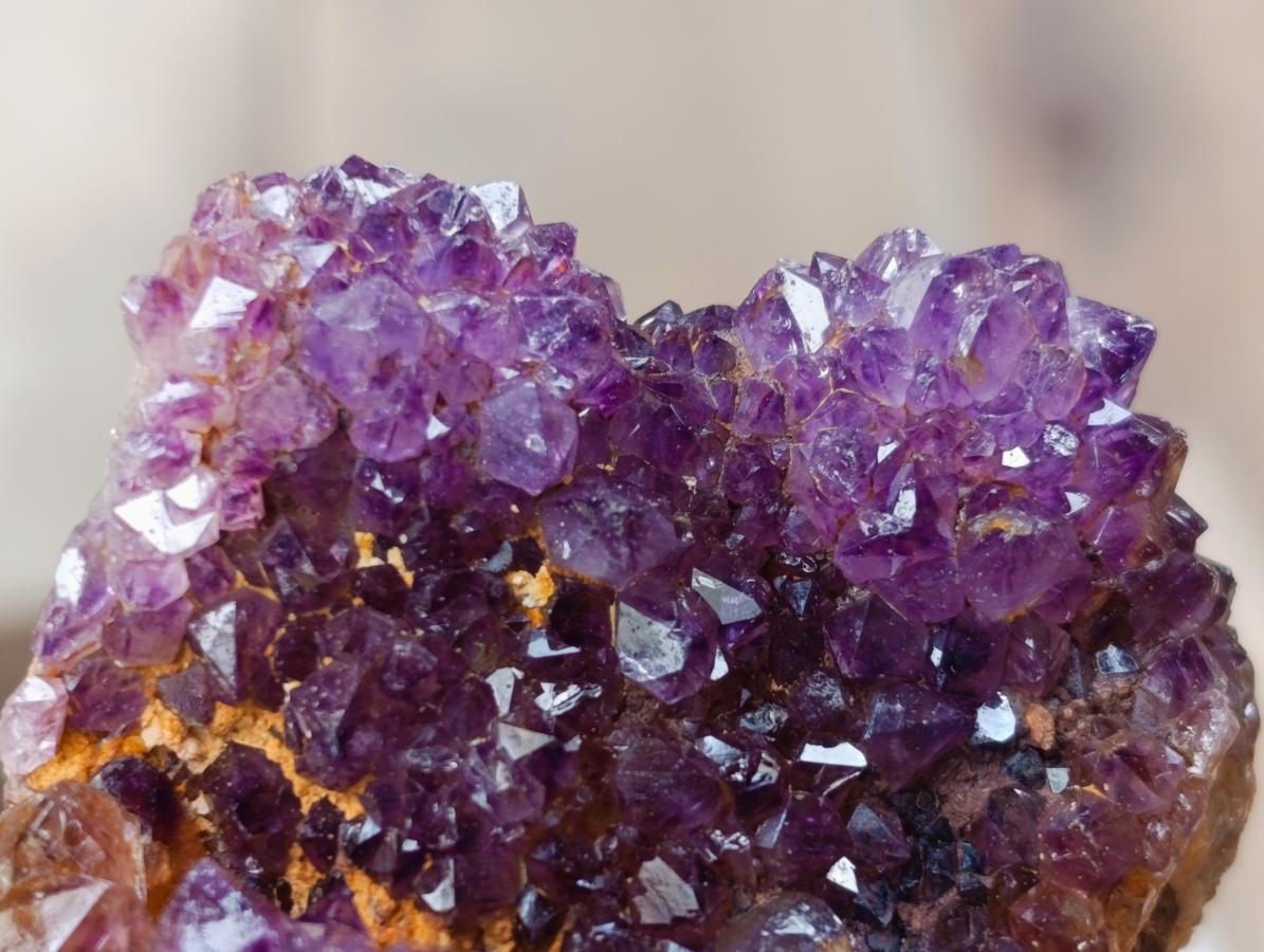 Natural Dark Spirit Quartz Cluster Plates x 12 From Boekenhouthoek, South Africa