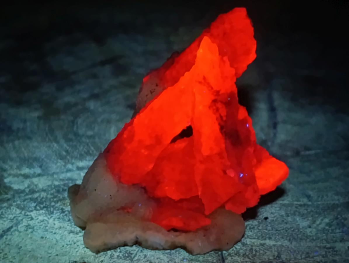 Natural Drusy Quartz Coated Spearhead Calcite Crystals x 24 From Albert's Mountain, Lesotho