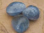 Polished Blue Celestite Free Form Crystals x 20 From Sakoany, Madagascar