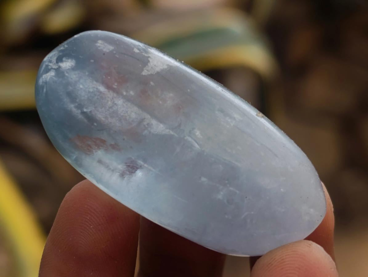 Polished Blue Celestite Free Form Crystals x 20 From Sakoany, Madagascar
