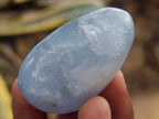 Polished Blue Celestite Free Form Crystals x 20 From Sakoany, Madagascar