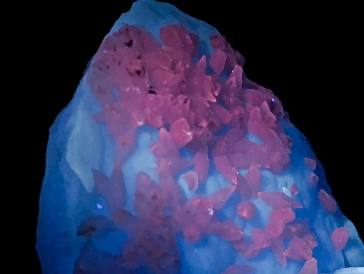 Natural Blue Lace Agate Geode Specimens x 4 From Nsanje, Malawi