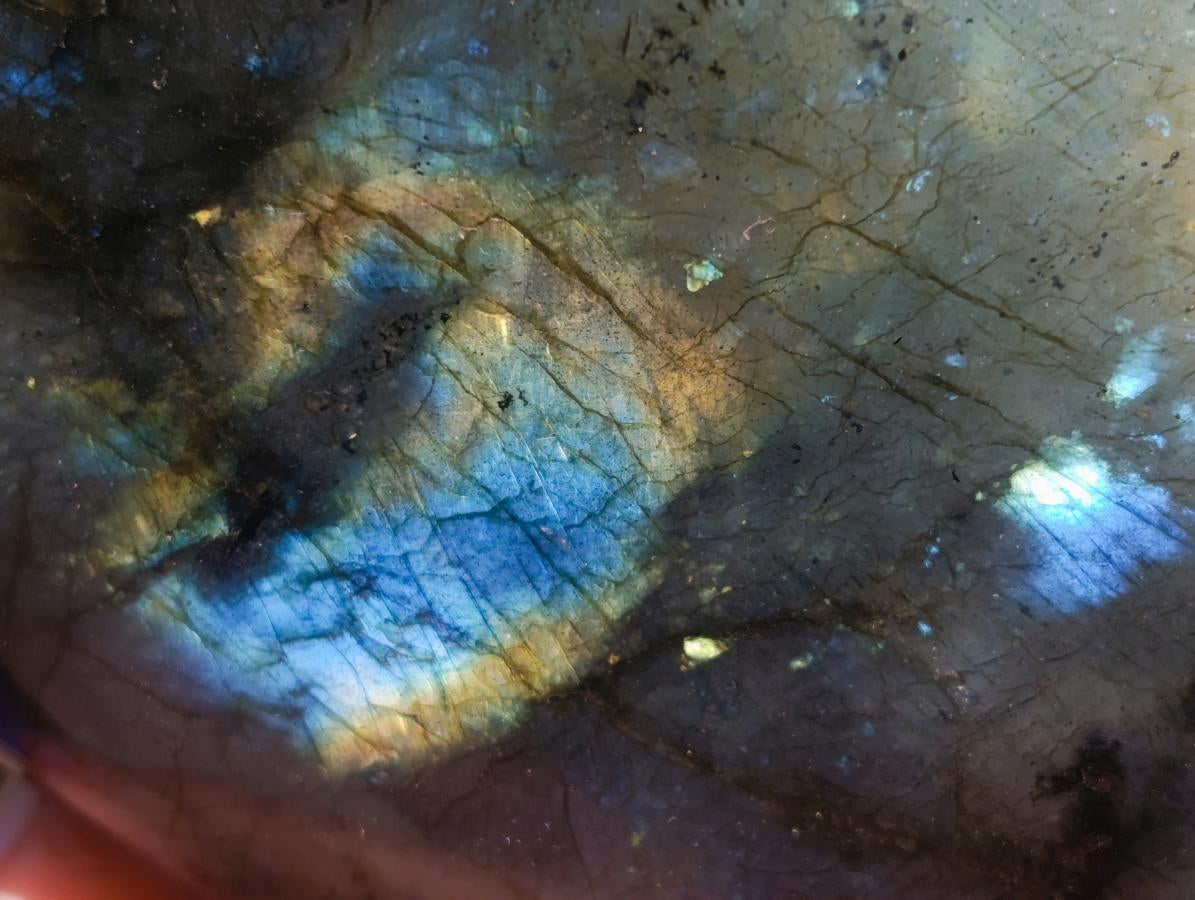 Polished Labradorite Standing Free Forms x 2 From Madagascar