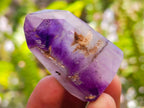Polished Window Amethyst Crystals One with Enhydro x 20 From Akansobe, Madagascar