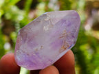 Polished Window Amethyst Crystals One with Enhydro x 20 From Akansobe, Madagascar