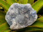Natural Blue Celestite Crystal Cluster Specimens x 2 From Sakoany, Madagascar