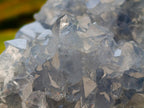 Natural Blue Celestite Crystal Cluster Specimens x 2 From Sakoany, Madagascar