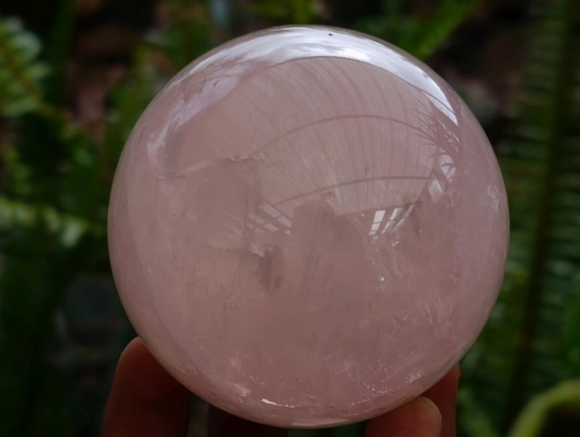 Polished Gemmy Star Rose Quartz Spheres x 3 From Madagascar