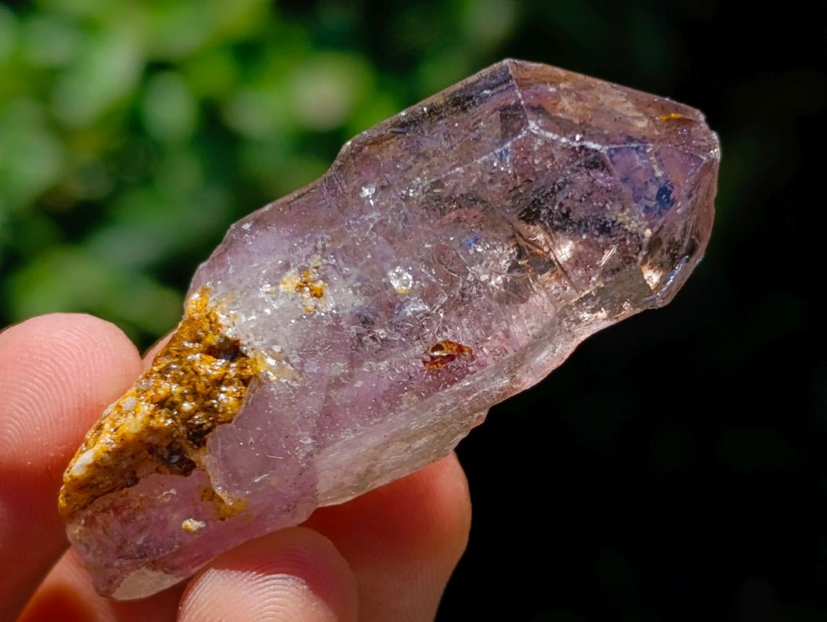 Natural Window Amethyst Crystals x 20 From Chiredzi, Zimbabwe
