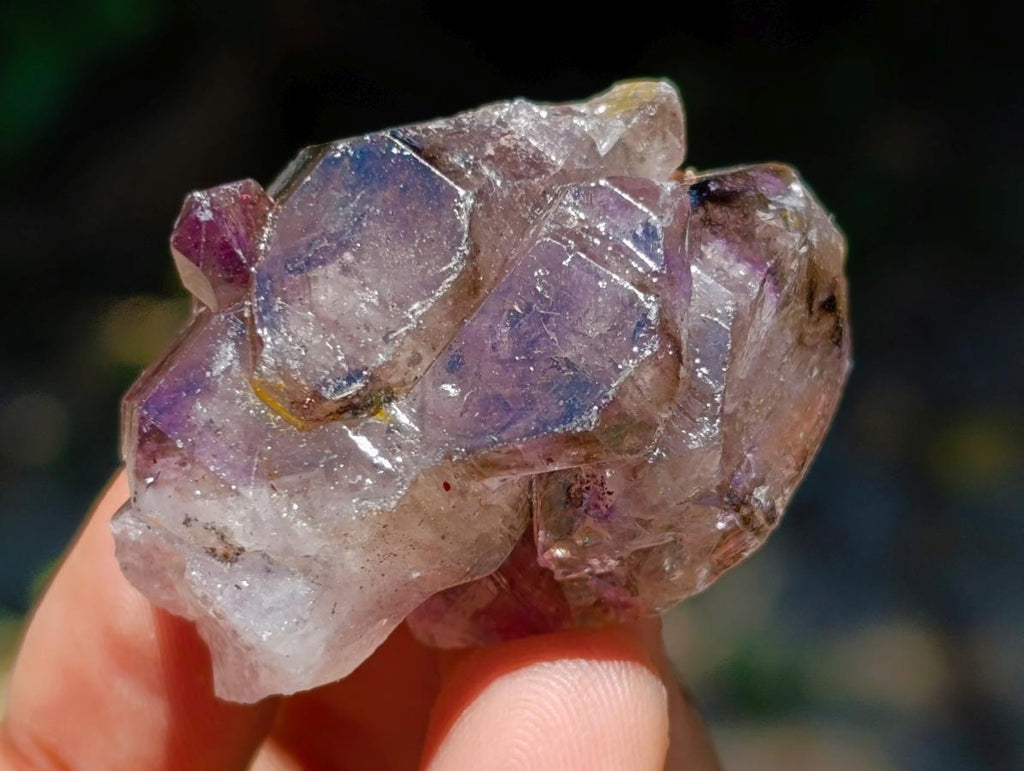 Natural Window Amethyst Crystals x 20 From Chiredzi, Zimbabwe