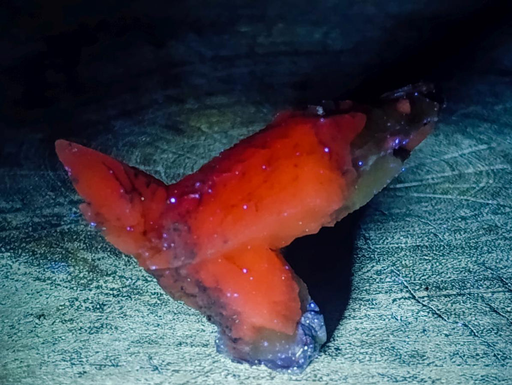 Natural Drusy Quartz Coated Spearhead Calcite Crystals x 35 From Albert's Mountain, Lesotho