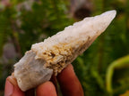 Natural Drusy Quartz Coated Spearhead Calcite Crystals x 35 From Albert's Mountain, Lesotho