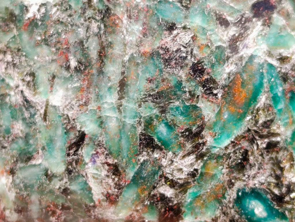 Polished Emerald Mica 'Mutokolite' Standing Free Forms x 2 From Mutoko, Zimbabwe