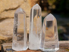 Polished Clear Optic Quartz Jewellery Crystals x 35 From Madagascar - Toprock Gemstones and Minerals 