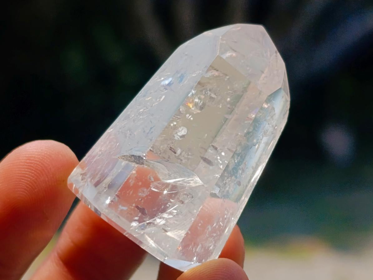 Polished Clear Optic Quartz Jewellery Crystals x 35 From Madagascar - Toprock Gemstones and Minerals 