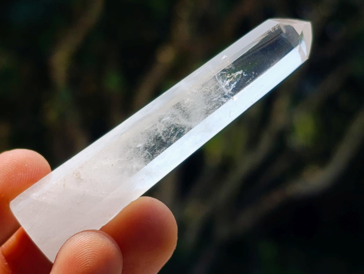 Polished Clear Optic Quartz Jewellery Crystals x 35 From Madagascar - Toprock Gemstones and Minerals 