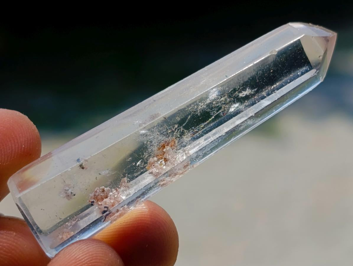 Polished Clear Optic Quartz Jewellery Crystals x 35 From Madagascar