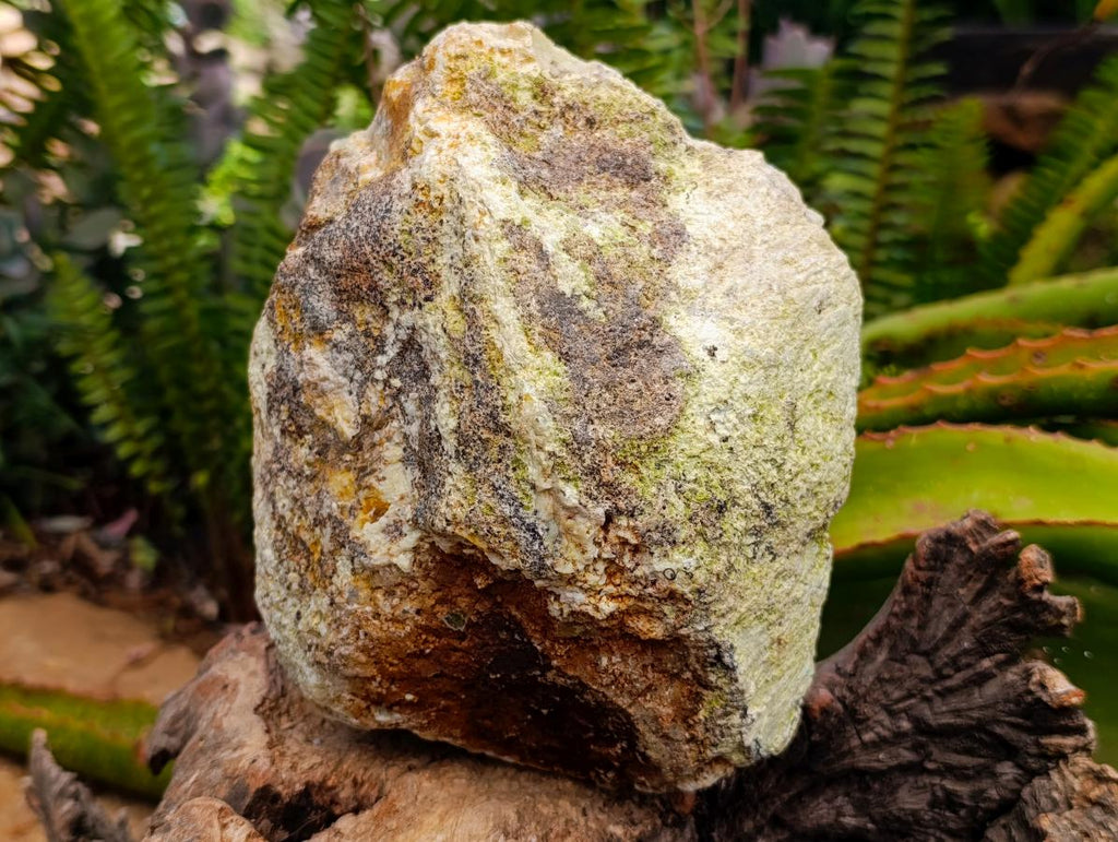 Natural Chrysocolla and Yellow Opal Specimens x 2 From Southern Africa
