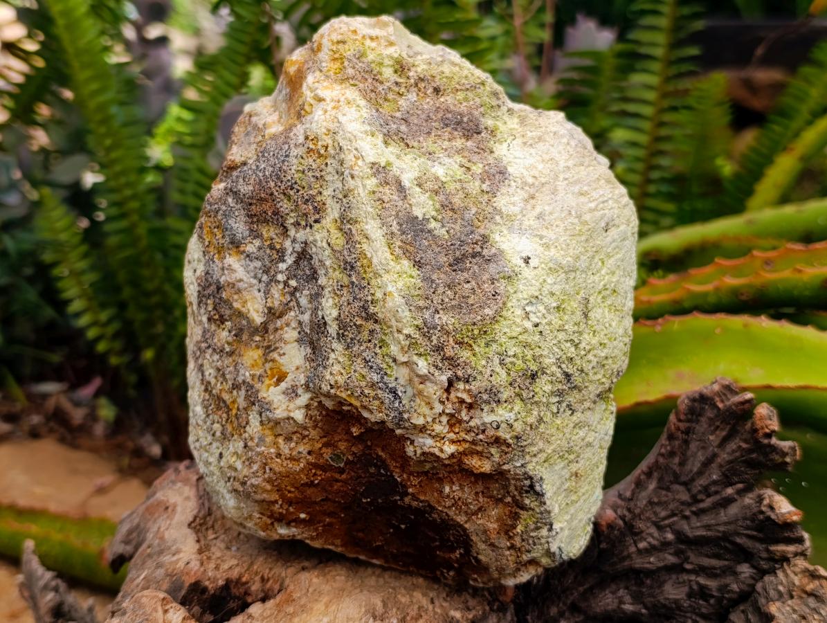 Natural Chrysocolla and Yellow Opal Specimens x 2 From Southern Africa