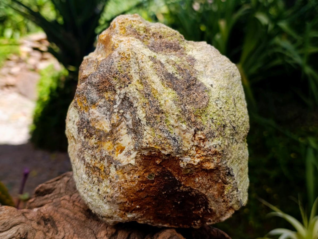 Natural Chrysocolla and Yellow Opal Specimens x 2 From Southern Africa