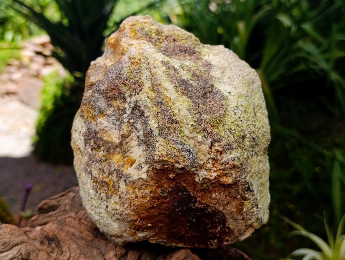 Natural Chrysocolla and Yellow Opal Specimens x 2 From Southern Africa