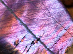 Polished Rare Purple Sunset Flash Labradorite Standing Free Form x 1 From Madagascar