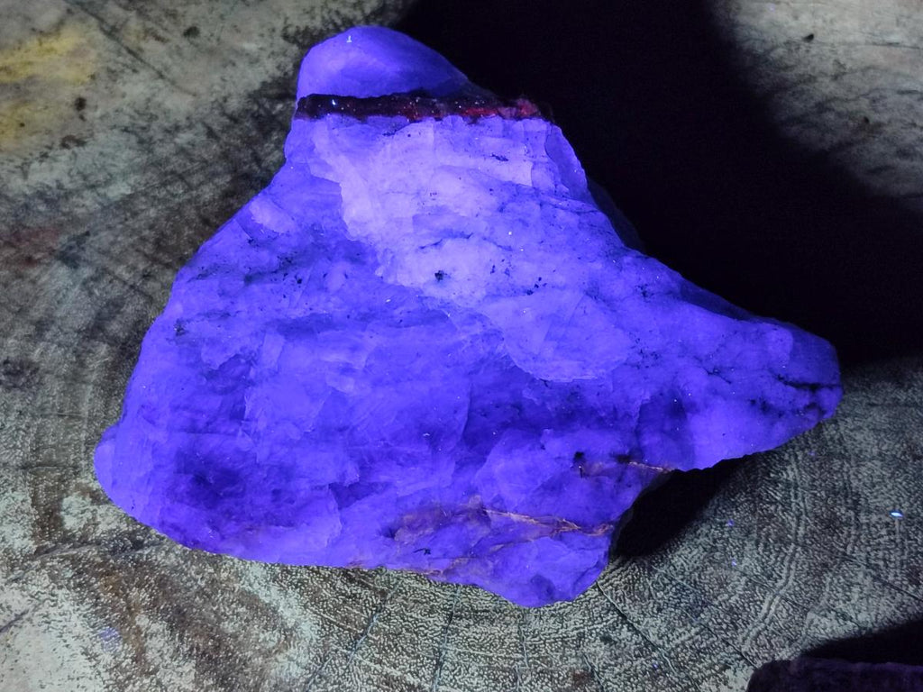 Natural Watermelon Fluorite Cobbed Specimens x 3 From Uis, Namibia