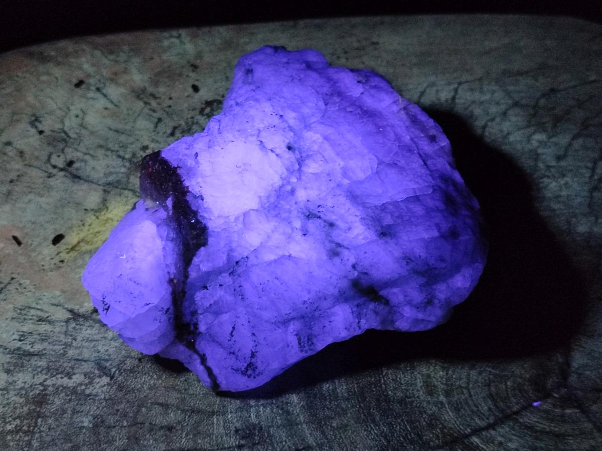 Natural Watermelon Fluorite Cobbed Specimens x 3 From Uis, Namibia