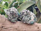 Natural Emerald Mica 'Mutokolite' Cobbed Specimens x 4 From Mutoko, Zimbabwe