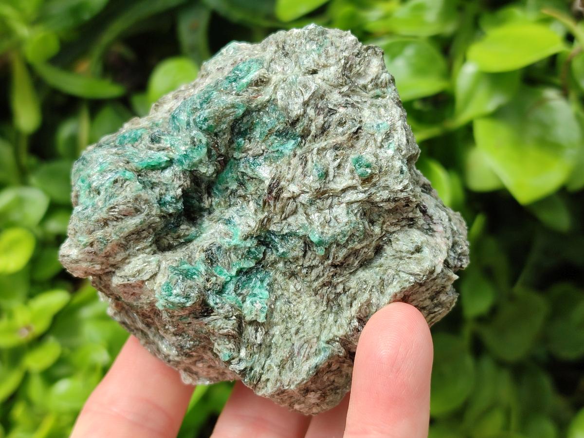 Natural Emerald Mica 'Mutokolite' Cobbed Specimens x 4 From Mutoko, Zimbabwe