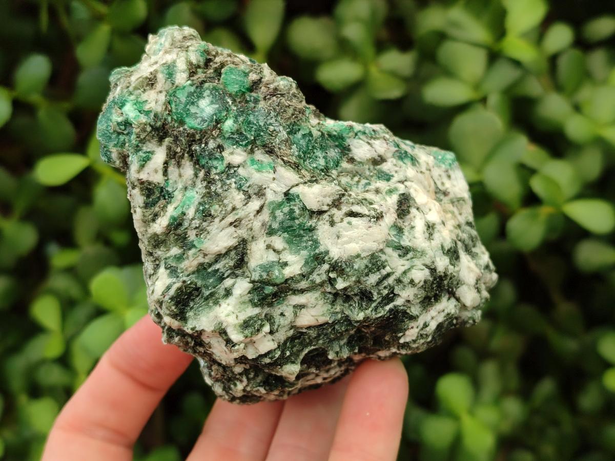 Natural Emerald Mica 'Mutokolite' Cobbed Specimens x 4 From Mutoko, Zimbabwe
