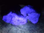 Natural Watermelon Fluorite Cobbed Specimens x 4 From Uis, Namibia