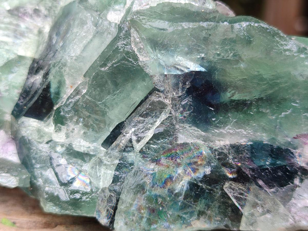 Natural Watermelon Fluorite Cobbed Specimens x 4 From Uis, Namibia