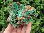 Natural Rare Bladed Barite and Malachite Specimens x 2 From Congo
