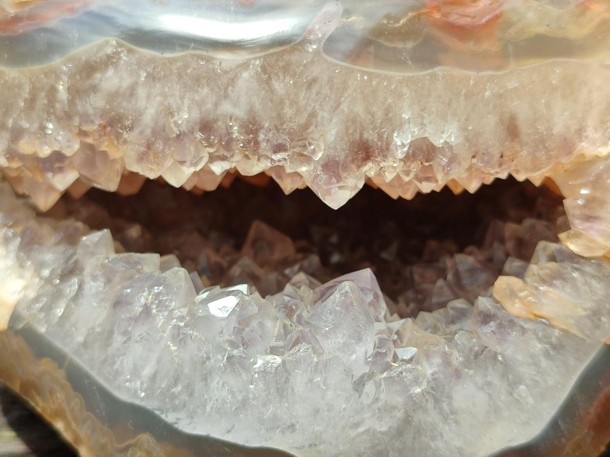 Polished Large Agate Amethyst Geode x 1 From Maintirano, Madagascar