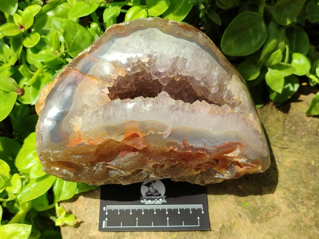 Polished Large Agate Amethyst Geode x 1 From Maintirano, Madagascar