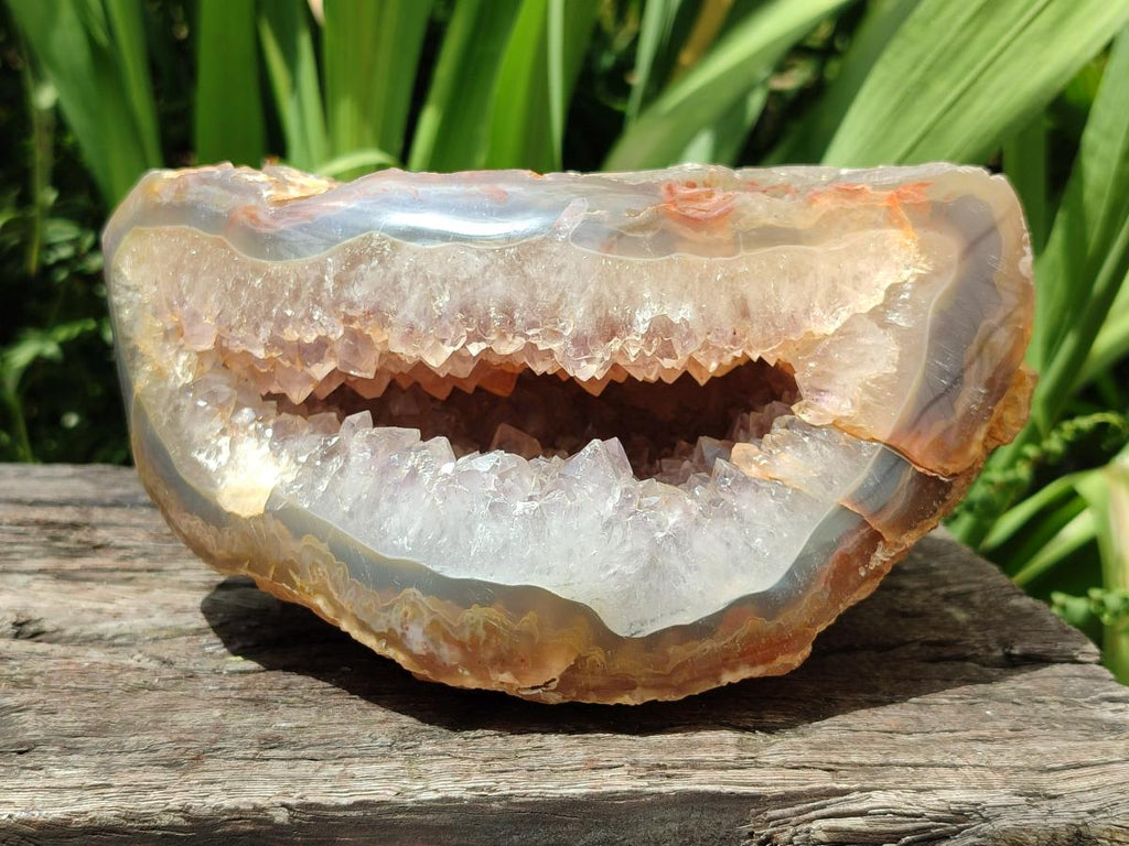 Polished Large Agate Amethyst Geode x 1 From Maintirano, Madagascar