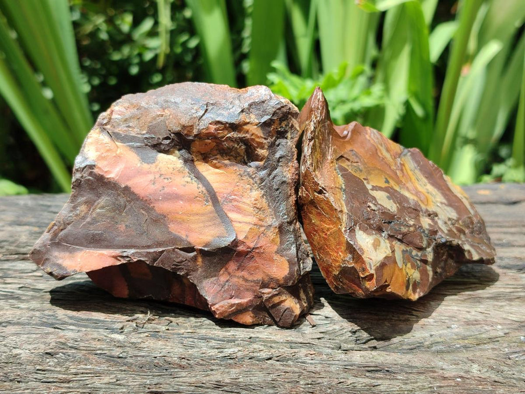 Natural Nguni Jasper Cobbed Specimens x 12 From Northern Cape, South Africa