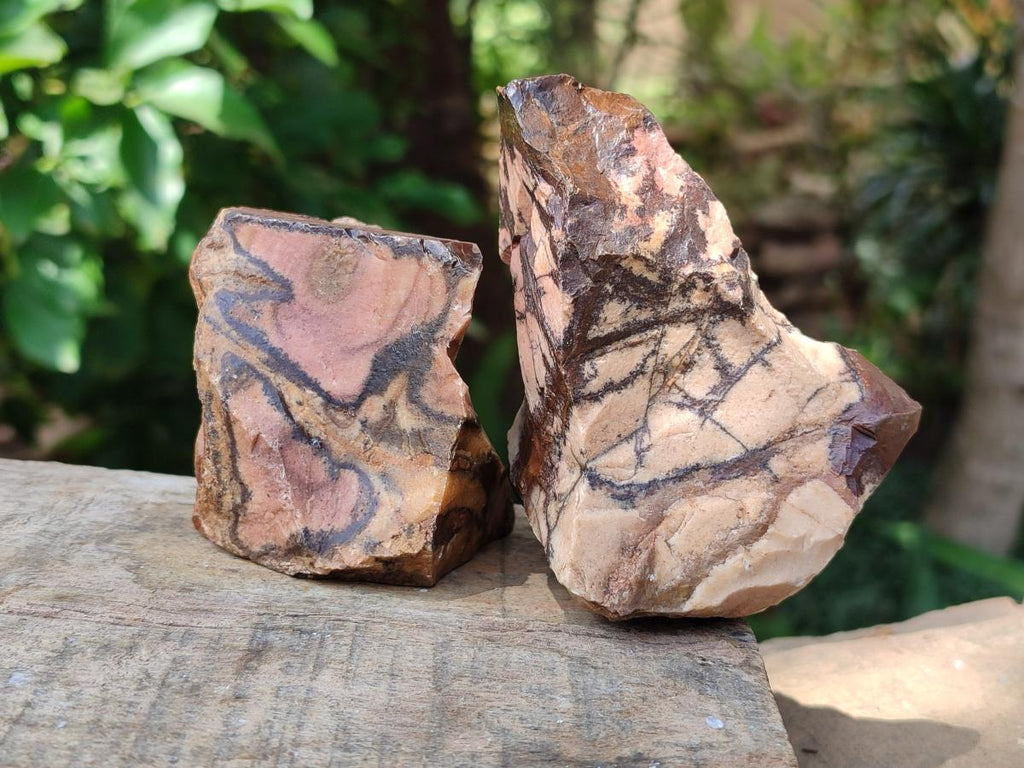 Natural Nguni Jasper Cobbed Specimens x 12 From Northern Cape, South Africa