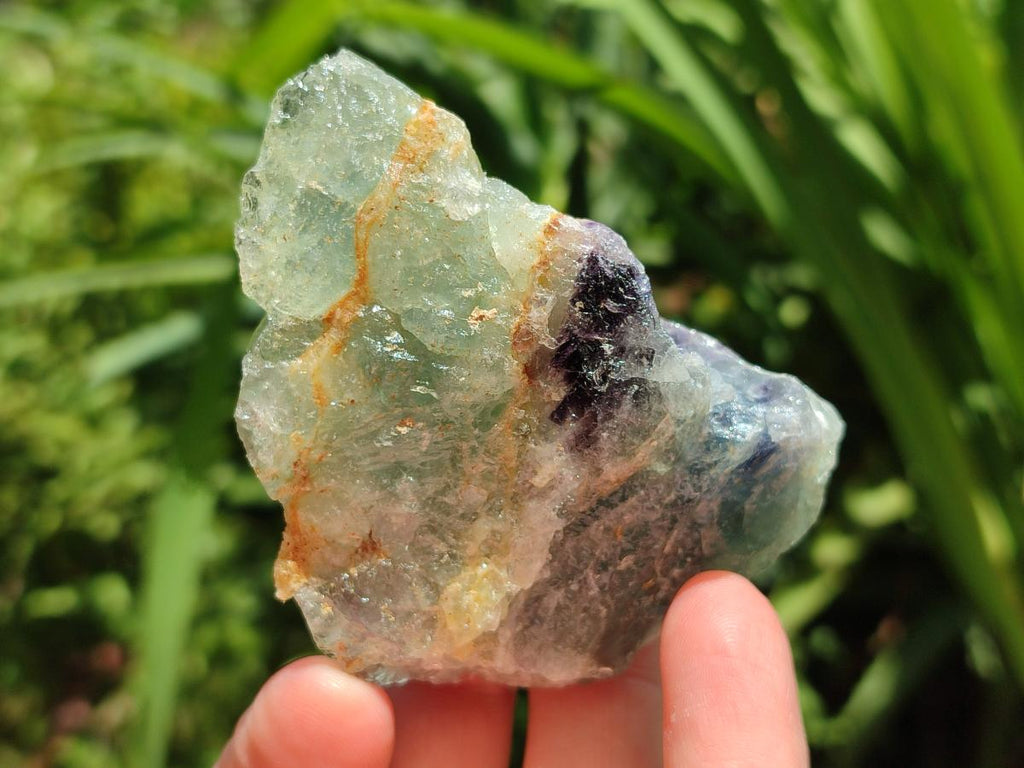 Natural Watermelon Fluorite Cobbed Specimens x 12 From Uis, Namibia