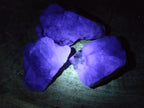 Natural Watermelon Fluorite Cobbed Specimens x 12 From Uis, Namibia