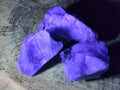 Natural Watermelon Fluorite Cobbed Specimens x 12 From Uis, Namibia