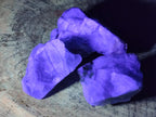 Natural Watermelon Fluorite Cobbed Specimens x 12 From Uis, Namibia